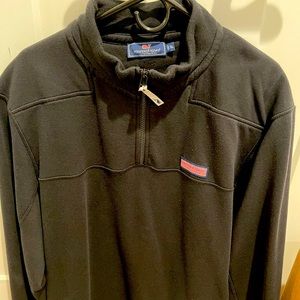 Vineyard Vines Black Shep Shirt sweatshirt zip